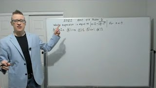 2022 AMC 10 A, Problems 6 thru 10: Rapid Fire