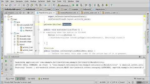 Getting User Input and Using Toast in Android Studio