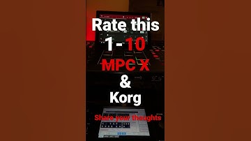 MPC X and Korg #logicpro #music #mpc #akai #fyp