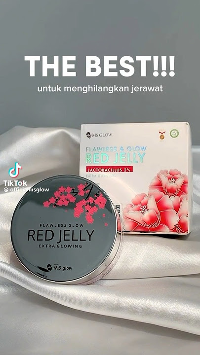 Flawless glow red jelly ms glow .#msglow #msglowbeauty #redjelly #skincare #viral #fypシ