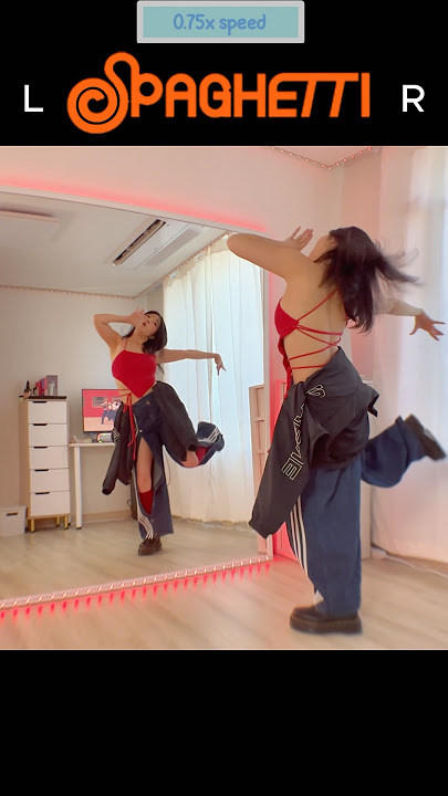 Download lagu LE SSERAFIM (르세라핌) ‘SPAGHETTI’ #dancetutorial 0.75x Slow Music #dancechallenge #dancecover