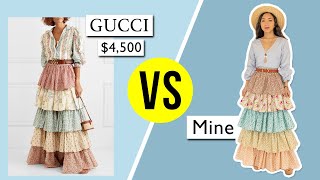 MAKING A $4,500 GUCCI SKIRT | @coolirpa