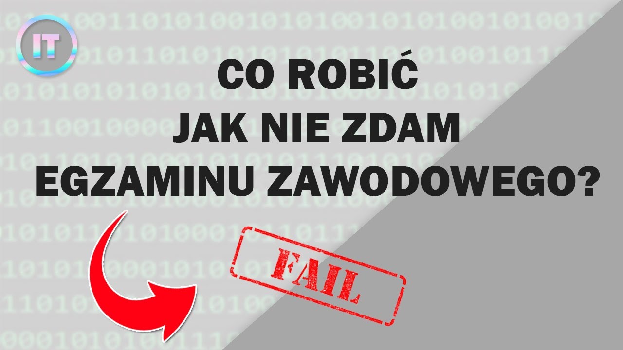 Co jeśli nie zdasz egzaminu zawodowego?
