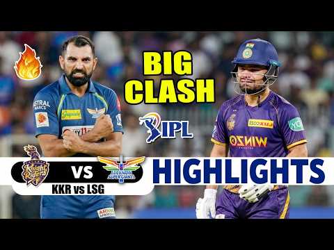 Highlights | Kolkata Knight Riders Vs Lucknow Super Giants | IPL T20 MATCH 2026 | KKR Vs LSG