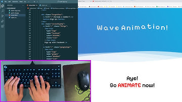 ASMR Programming - Smooth Wave Animation | HTML & CSS Only [No Talking]