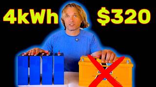 4kWh - $320. FOREVER BATTERY: 25YRS. Lead Acid Is DEAD. lets build together 12,8V 314Ah