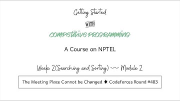 mod02lec06 - The Meeting Place Cannot Be Changed