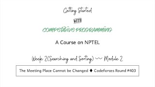 mod02lec06 - The Meeting Place Cannot Be Changed