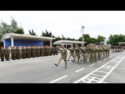 DTX-nin hərbi hissəsində müddətli həqiqi hərbi xidmət qulluqçularının ehtiyata buraxılması tədbiri