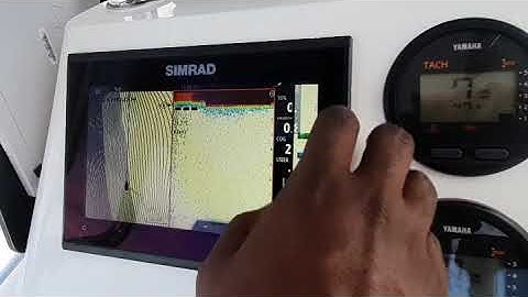 Simrad Device not showing depth