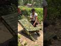 Indian Village Man Make Bamboo Chair bu using hands. #shorts