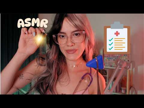 ASMR ROLEPLAY | Exame dos Nervos Cranianos COMPLETO🧑🏼‍⚕️ Voz Suave