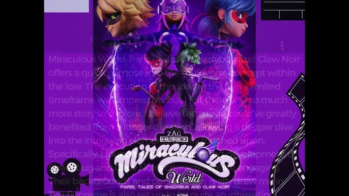 Miraculous News World ❄️ on X: 🐞 MIRACULOUS PARIS 🔮 First look at 'Nino'  and 'Gabriel (Hesperia)' from the upcoming special 'Miraculous World, Paris:  Tales of Shadybug & Claw Noir'!  /