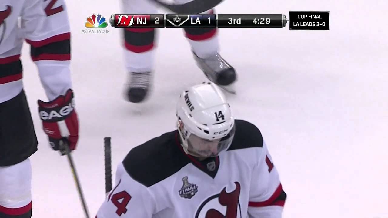 Adam Henrique 2nd OT goal, handshakes. NJ Devils vs Florida