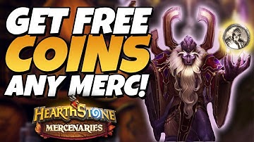 How to get FREE COINS for ANY MERCENARY IN THE GAME (and tasks!) | Hearthstone Mercenaries