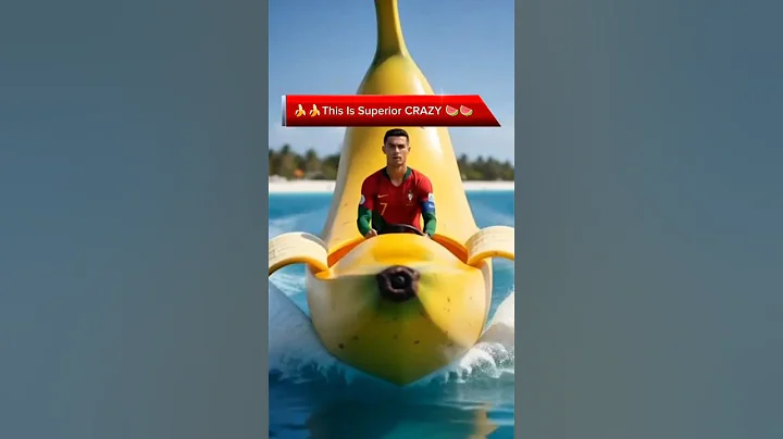 🍉🍌Messi, Ronaldo, Haaland & Mbappe In the see with fruits BOAT😮 #messi #ronaldo #cr7 #haaland