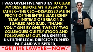 &quot;My Billionaire CEO Father-In-Law Fired Me In A Luxury Boardroom—22 Colleagues Walked Out With Me&quot;