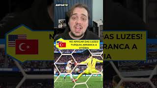 NO SOFI STADIUM, A TURQUIA VENCE OS ESTADOS UNIDOS EM JOGO ELETRIZANTE DECIDIDO NO APAGAR DAS LUZES