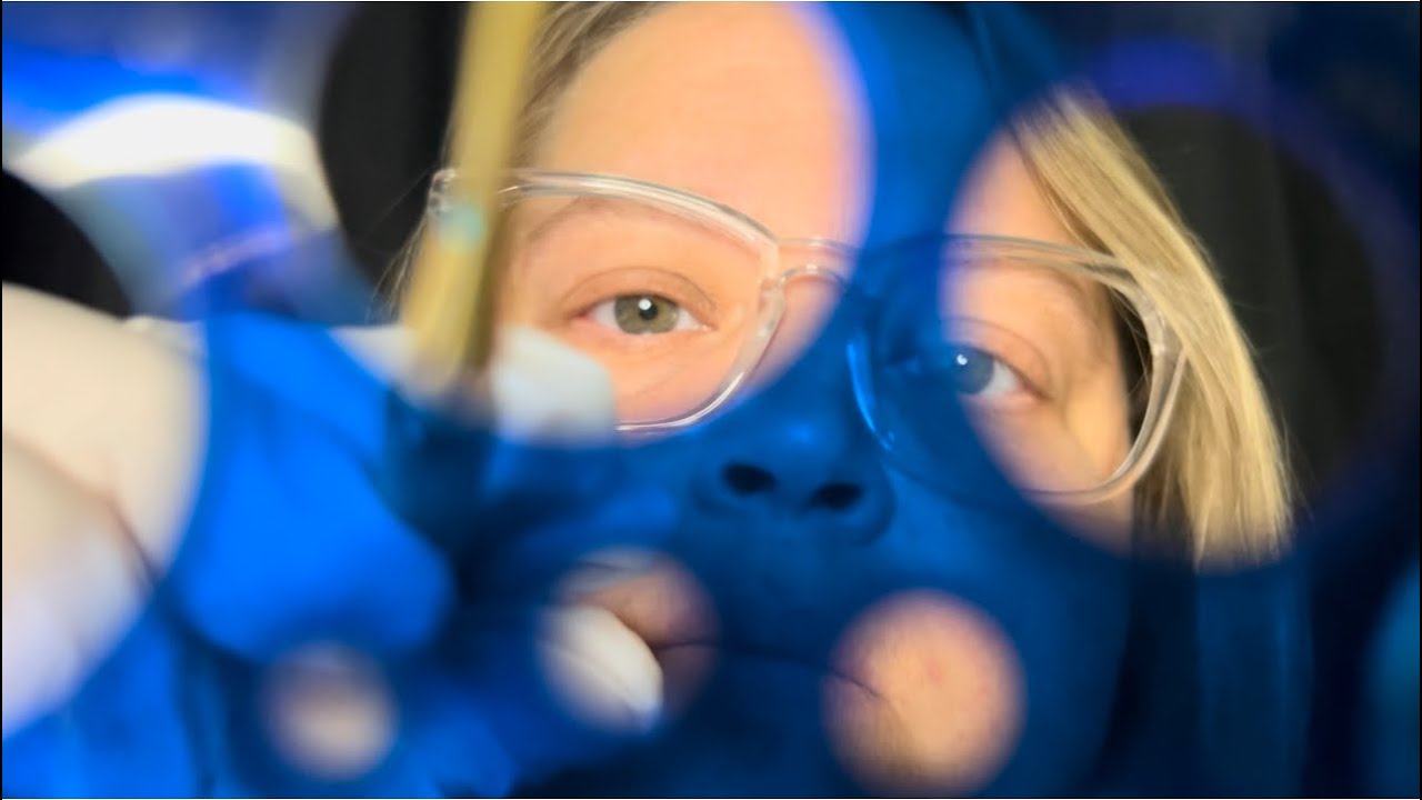 Tingly Cranial Nerve Exam for Head Injury| Light & Visual Triggers | Medical Doctor ASMR | Measuring