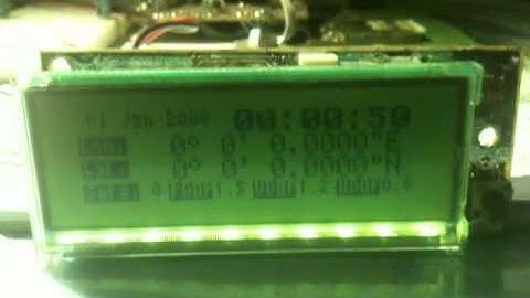GPS NMEA Display