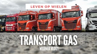 Transporting liquid gas towards France | Werner vlogs #64 | Life on wheels