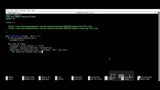 Download zip file from url using requests and BeautifolSoup using python.