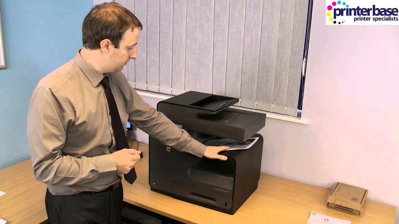 HP OfficeJet Pro X476dw A4 Colour Multifunction Printer Review - YouTube