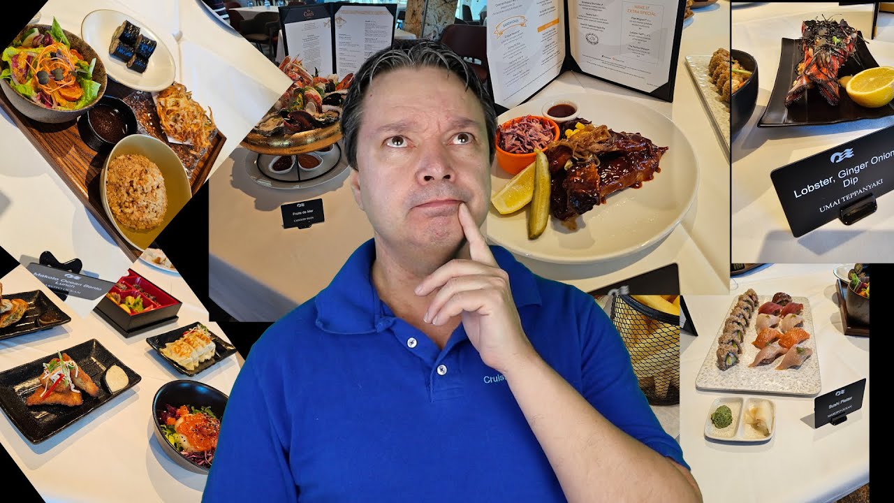 LET'S TALK ABOUT THE FOOD ON THE SUN PRINCESS