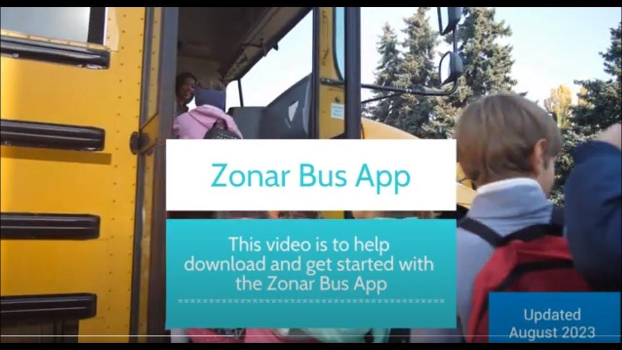 StepbyStep Setup of School Bus Zonar MyView for Mansfield Families YouTube