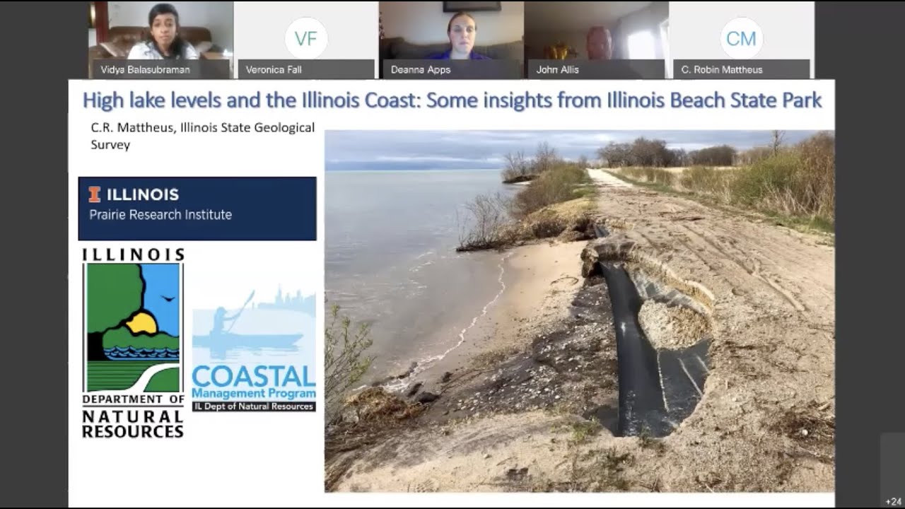 Robin Mattheus - High Lake Levels & the Illinois Coast: Some Insights from Illinois Beach State Park