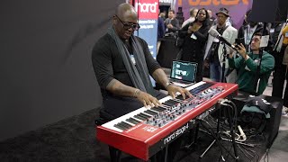 NAMM2023 Ji Nelson at NORD Booth