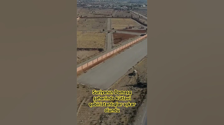 Suriyanın Dəməşq şəhərində kütləvi qəbiristanlıqlar aşkar olundu