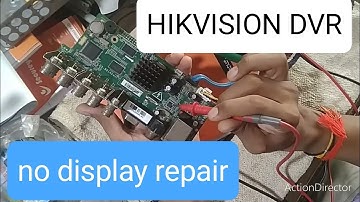 hikvision dvr no display problem / hikvision dvr no power/ hikvision dvr repair full tutorial
