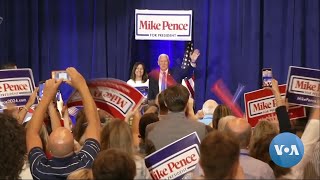 Former Vp Pence Takes Aim At Trump For Republican Nomination Voanews
