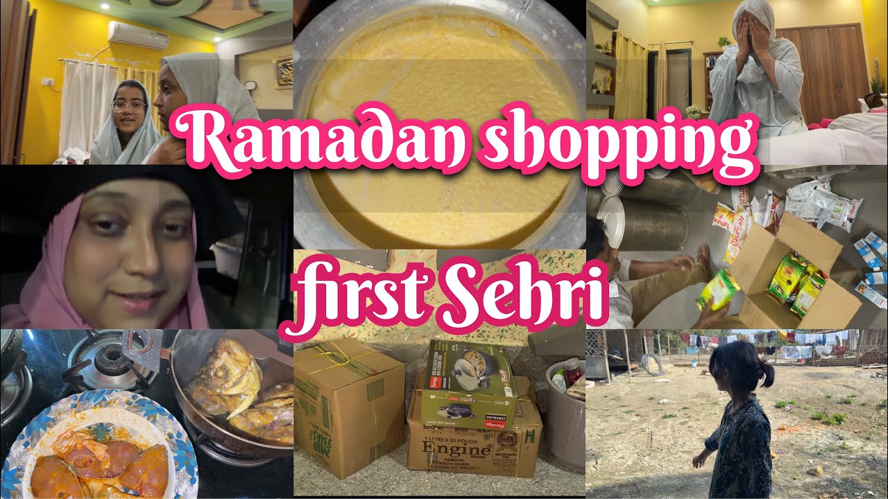Ramadan shopping Done // First Sehri🤲