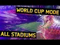 All NEW STADIUMS of the FIFA 18 World Cup Addon | FIFA 18 WC STADIUMS.