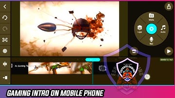 how to create professional gaming intro for YouTube channel in KineMaster app on Android phone.