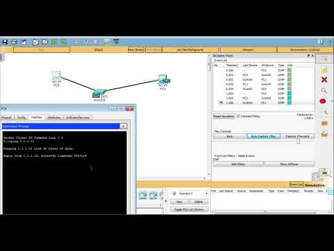 PacketTracer Vérifier la connectivité avec un 