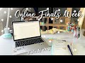 online finals week: study vlog ✨📖
