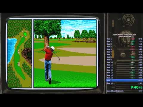 Arnold Palmer Tournament Golf speedrun 10:50 Sega Genesis