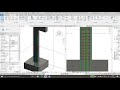 Modelado de barras de refuerzo en columna rectangular - Revit structure 2020.