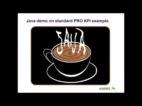 Embedding AIMMS Jobs into your application environment using the AIMMS PRO API