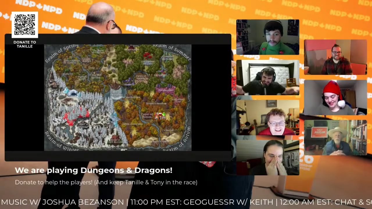 LIVE Dungeons & Dragons w/ NDP Leadership Candidates Tanille & Tony