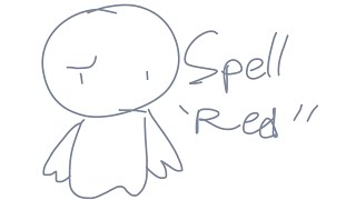 spell red
