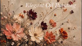 Elegant 3D Floral Art for Samsung Frame TV | Textured Botanical Wall Art | Neutral Home Decor screenshot 4