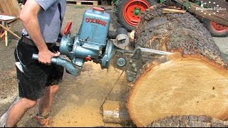 2. Holz- und Feldtag Niederböhmersdorf - 2/5 - die Holzbearbeitung - Kettensägen / Chainsaw