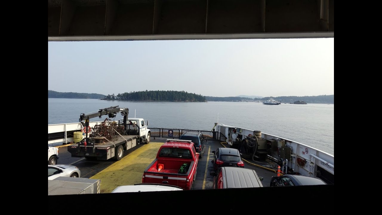 Ferry trip from Mayne Island to Swartz Bay