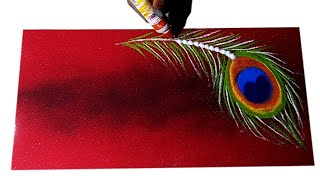 Easy and beautiful rangoli for Janmashtami. श्री कृष्ण जन्माष्टमी के लिए आकर्षक रंगोली।