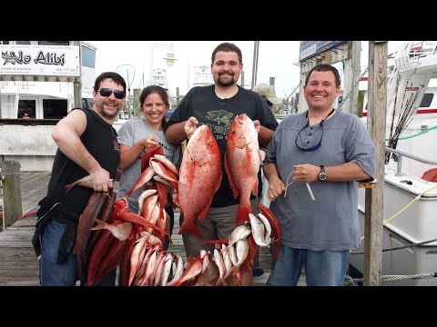 Deep Sea Party Boat Fishing Destin Florida 4-6-2015 Destin Princess