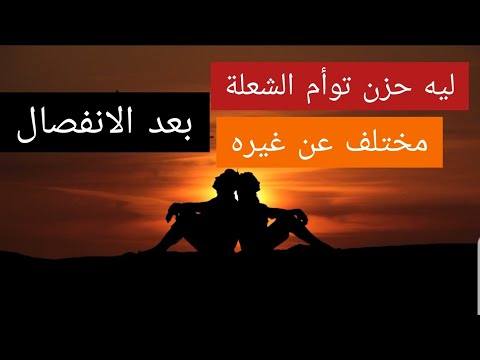 الحزن على فراق توأم الشعلة غير أي حزن